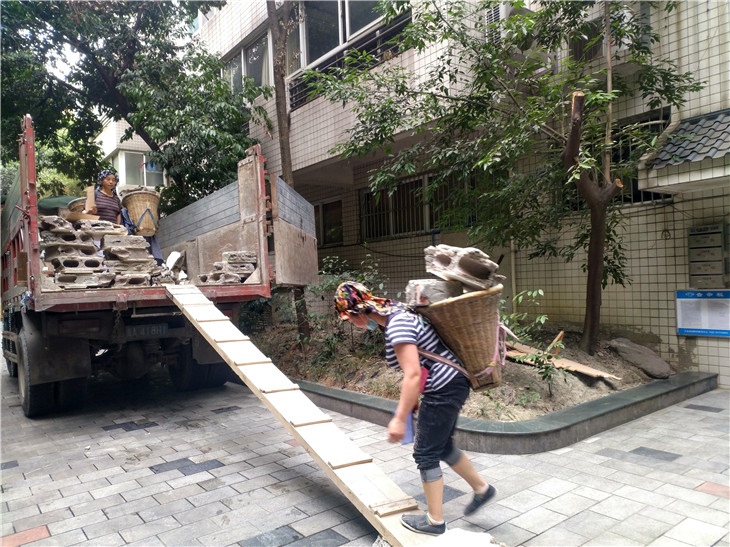 禾嘉花園拆除清運背運無電梯清運記錄